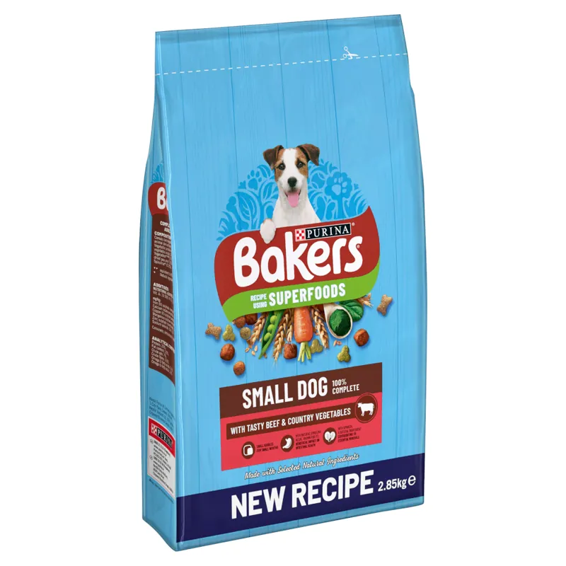 Bakers Adult Small Dog Beef 2.85kg